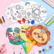 thumbnail image 1 of Abanico de grafiti de dibujos animados para niños, hecho a mano, regalo educativo para jardín de infantes, pequeño abanico pintado por los alumnos, 1 of 1