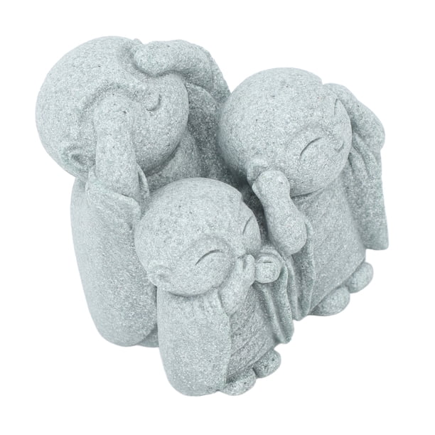 Adornos Creativos de Buda Ksitigarbha Piedra Arenisca Verde Zen Salón de té té Paisaje para Mascotas Bonsái Pecera Paisajismo Decoración para Pecera Acuario ANGGREK Otros