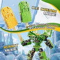 thumbnail image 4 of Yerloa Ice Cream Transforming Toy, 2 in 1 Popsicle Transform into Robot Action Figure, DIY Transformation Figure Toys for Kids & Adults Action Figures for Boys Party Favors Gift (Red), 4 of 7