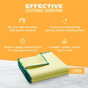 E-Cloth High Performance Dusting Cloth, Reusable Premium Microfiber Cloth for Dusting, 100 Wash Guarantee, 2 Pack