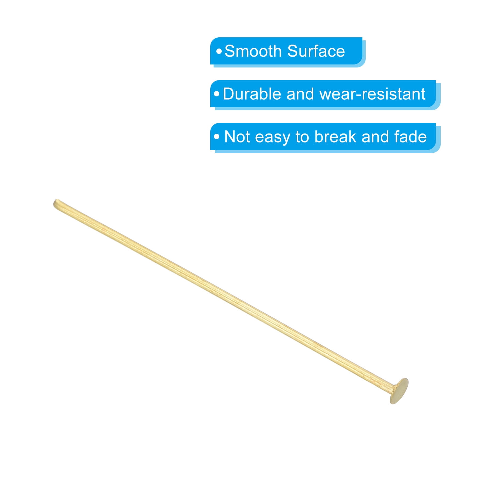 Unique Bargains Chandelier Connector Clip Pins for Fastening Suncatcher Crystals Gold 4cm