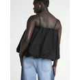 thumbnail image 3 of Scoop Women’s Bubble Hem Tube Top, Sizes XS-XXL, 3 of 4