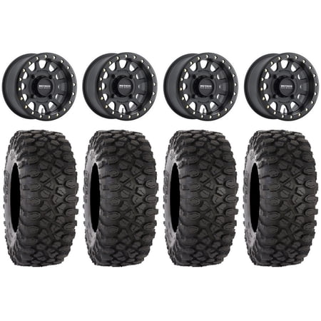 Method 401 Bdlk 15 Wheels Bk 4+3 30 XC450 Tires Can-Am Commander Maverick Renegade Outlander Defender Method 401 Bdlk 15 Wheels Bk 4+3 30 XC450 Tires Can-Am Commander Maverick Renegade Outlander Defender
