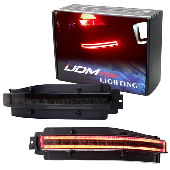 Smoked Lens All-In-One Full LED Lower Bumper Tail Lamps For Nissan 2003-2009 350Z: Sequential Blink LED Turn Signal Lamps, Backup Reverse Light & Tail/Brake Light