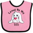 thumbnail image 3 of Inktastic Loved By My TiTi Bunny Rabbit Boys or Girls Baby Bib, 3 of 4