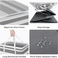 thumbnail image 6 of Laundry Hamper with Handles, Laundry Basket for Small Spaces, Dirty Basket Laundry Clean Laundry Basket, Sturdy Hamper Laundry Hamper for Bedroom(1pc), 6 of 7