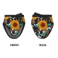 thumbnail image 2 of Disketp Vintage Sunflowes Non-Slip Mini Oven Mitt Set, Short Oven Mitts for Baking Grilling Barbecue Microwave, 5.9"x5.9"in, 2 of 7