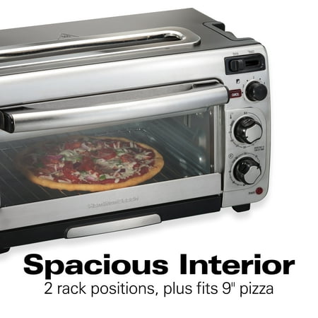 Hamilton Beach - 2-Slice Toaster Oven - Stainless Steel