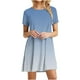 thumbnail image 1 of Vestido de Manga Corta para las Mujeres Casual Impreso Cuello Redondo, Vestido de las Señoras para la Primavera Y el Verano de Uso Diario, 1 of 9