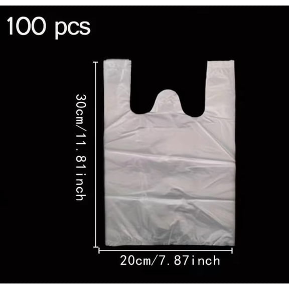 Eco-Friendly Heavy Duty Disposable Plastic Shopping Bags for Grocery Retail