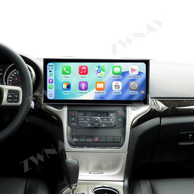 ZWNAV 15.8 inch Android 15 Car Radio For Jeep Grand Cherokees 2008-2012 HD Multimedia Video Player Navigation GPS DVD 4G DSP Stereo Bluetooth