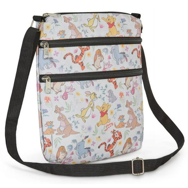 Bandolera Disney Winnie the Pooh Travel Passport Beige