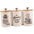 thumbnail image 1 of 2xRetro Té Café Azúcar Cocina Almacenamiento Botes Tarros Contenedores Sunnimix Té Café Azúcar Botes, 1 of 8