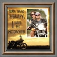 thumbnail image 4 of Classic Motorcycle "Some Need Therapy, I Have My Motorcycle" Sunset with Personalized Picture Frame, 10X10 9769, 4 of 6