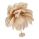 thumbnail image 2 of Lámpara de mesa de plumas de avestruz, lámpara de decoración romántica moderna recargable, lámpara de noche para dormitorio para decoración del hogar, 2 of 8