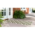 thumbnail image 4 of Jill Zarin Outdoor Collection Area Rug - Napa (2' x 6' 1" Runner Green/Ivory), 4 of 4