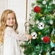 thumbnail image 5 of 6PC Fabric-Wrapped Foam Christmas Balls Elegant Decorations For Christmas Tree, 5 of 5