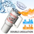 thumbnail image 2 of 1pc Mother's Day Gifts 40oz Tumbler with Straw & Handle - Insulated Stainless Steel Cup | Holiday Gift for Man Women (Christmas, Valentine's, Birthday), 2 of 5