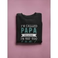thumbnail image 3 of I'm Too Cool So They Call Me Dad Sweatshirt Men -GoatDeals Designs, Male Medium, 3 of 4