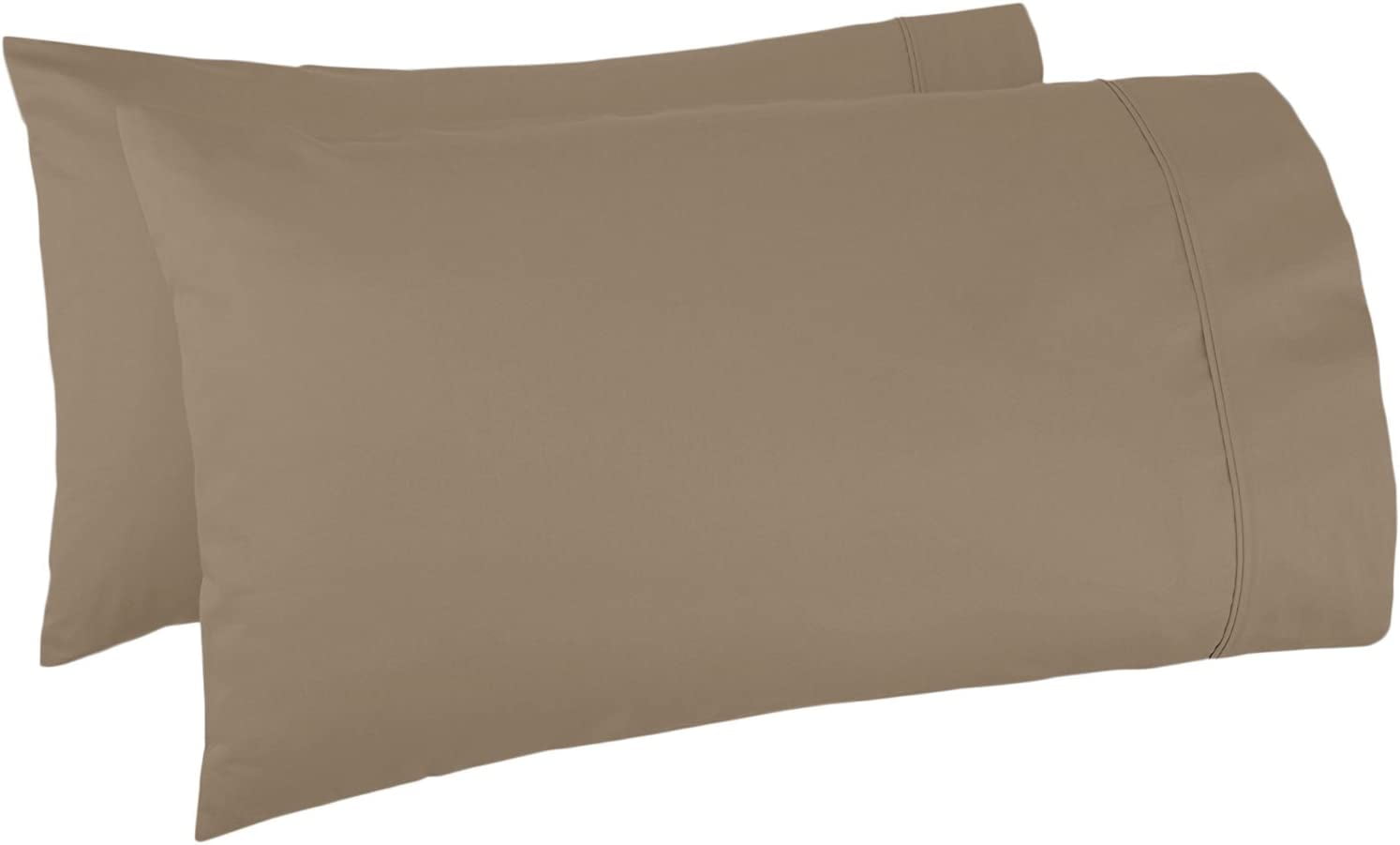 600 Thread Count 2 Piece Pillow Case Egyptian Quality Cotton Pillow