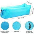 thumbnail image 3 of Outdoor Foldable Air Sofa Inflatable Lounge Couch Sleeping Bed Camping Travelling Beach Lounge Chair Waterproof Ultralight Chair, 3 of 8