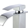 thumbnail image 3 of Bellaterra Home Santiago Single Handle Bathroom Vanity Faucet with Drain without Overflow in Polished Chrome, 3 of 3