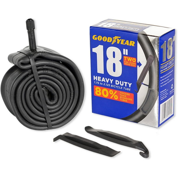 Goodyear 18" x 1.75"2.125" HeavyDuty Bicycle Tube, Black