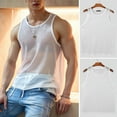 thumbnail image 3 of INCERUN Mens Round Neck Sleeveless Tank Tops Summer Casual Sport Gym Slim Fit Blouse Vest T Shirt, 3 of 7