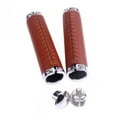 thumbnail image 7 of Upanbike Bike Handlebar Grips Microfiber Leather 22.2mm Lock-on Bike Grips Honey Brown, 7 of 7