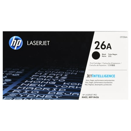 UPC: 0889296154761 | HP 26A (CF226A) Black Original Toner Cartridge