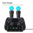 thumbnail image 3 of Tholdsy Estación de carga del controlador 4 en 1 para MOVE / VR Move Charger Stand Controller Charger Videojuegos y accesorios, 3 of 6