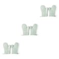 thumbnail image 1 of QualitChoice 1 Paire de Gants de Four en Polyester Mitaines Résistantes à la Chaleur pour Cuisine Micro-Ondes Vert 3Ensemble, 1 of 6