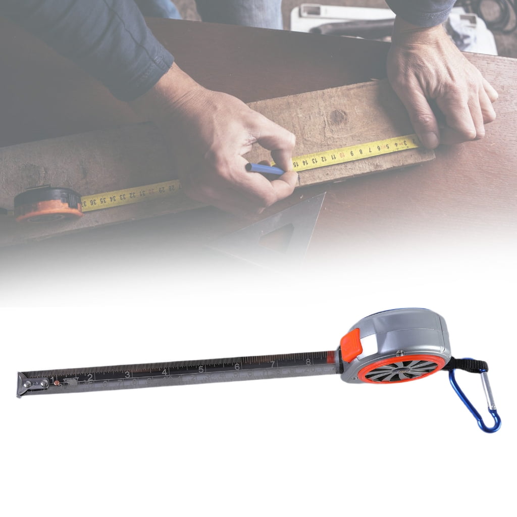 MOMOJIA Self Locking Tape Measure with Hand Strap Furniture Making Tape for Indoor Renovations & Furniture Making Project