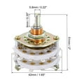 thumbnail image 2 of Interruptor rotativo 2P10T de 2 polos y 10 posiciones, selector de banda de 2 niveles para máquina de radio, 3 piezas, 2 of 4