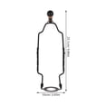 thumbnail image 4 of Black Iron Lamp Harp Set for Home Use with Detachable Design and Durable Construction 1 Set, 4 of 8