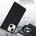 thumbnail image 6 of Case for iPhone 14 Plus Wallet Case [RFID Blocking] [Credit Card Holder] [Magnetic Stand] [Shockproof TPU Interior Case] Compatible with iPhone 14 Plus Protective Case 6.7 inch,Black, 6 of 7
