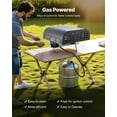 thumbnail image 3 of VEVOR Propane Outdoor Pizza Oven, 12 Inch Gas Pizza Maker, Portable Pizza-Cooker with Thickened Pizza-Stone, Carry Bag, Pizza-Oven for Outside Backyard Patio Camping, Black, 3 of 9