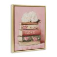 thumbnail image 2 of Stupell Industries Glam Book Love with Peonies Gold Floating Frame Canvas Art, 17 x 21, by Arlington Prints, 2 of 8