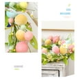 thumbnail image 5 of Easter Decoration Wreath 16.5" Artificial Flower Wreath with Easter egg Front Door Wall Window Party Decoration,Spring Festival Ornaments Gifts, 5 of 5