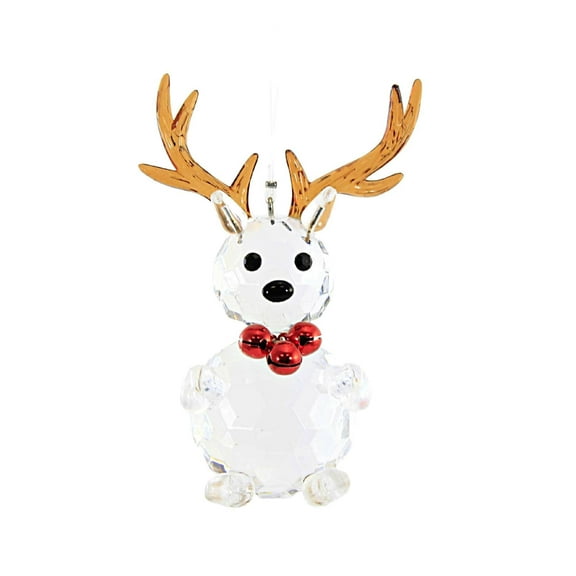 Crystal Expressions Jingle Reindeer Ornament Acrylic Faceted Chirstmas Acryx176