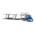 thumbnail image 2 of Freightliner Cascadia Auto Carrier, Blue - New Ray 16033 - 1/43 Scale Diecast Model Car, 2 of 5