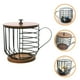 thumbnail image 5 of Cesta de almacenamiento de escritorio con forma de taza, cesta organizadora para el hogar con tapa, 5 of 7