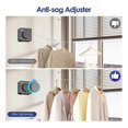 thumbnail image 4 of Retractable Clothesline ,14Ft Heavy Duty Clothes Drying Laundry Line, Wall Mounted Clothesline Gray, 4 of 5
