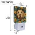 thumbnail image 4 of Yayeee LED Plug in Night Light for The Home with Auto Dusk to Dawn Light Sensors, 2 Pack, Flowers and Dog, 4 of 6