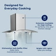 thumbnail image 2 of Hauslane WM-600SS-36 36 in. Convertible Wall-Mounted Range Hood, Stainless Steel, 2 of 12