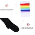 thumbnail image 3 of unbranded 2Pares Calcetines Largos Decorativos Multicolor De Poliéster Cómodos Y Resistentes, 3 of 6