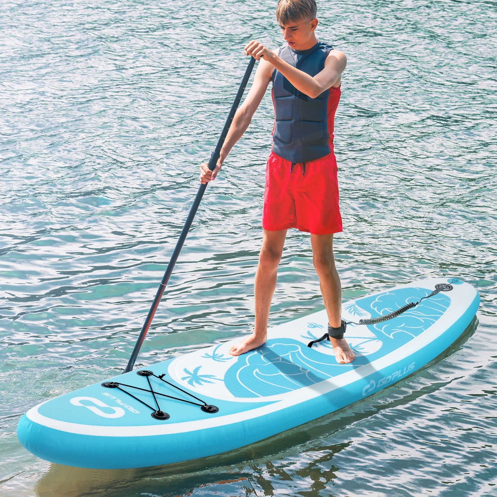 Infans Inflatable Stand Up Paddle Board w/ Premium SUP Accessories Including Paddle