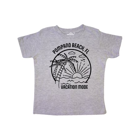 

Inktastic Summer Vacation Mode Pompano Beach Florida Gift Toddler Boy or Toddler Girl T-Shirt