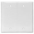 thumbnail image 1 of PJ23W 2-Gang Blank Box Mount Plate, White, 1 of 1