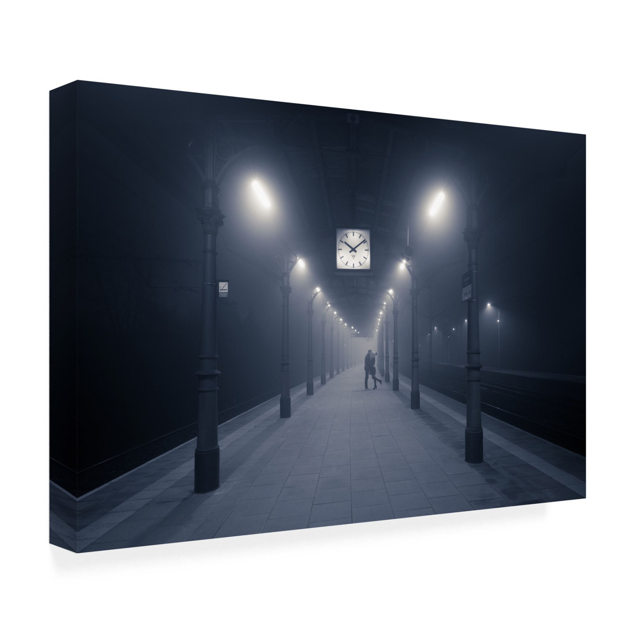 Canvas Wall Art - Adam Brzuszek '10:09 Pm' Wall Art for Living Room, Bedroom, or Office Décor by Trademark Fine Art - 32 x 22 Inches